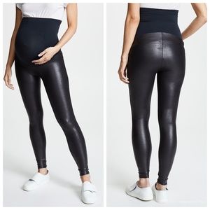 SPANX Mama Faux Leather Leggings